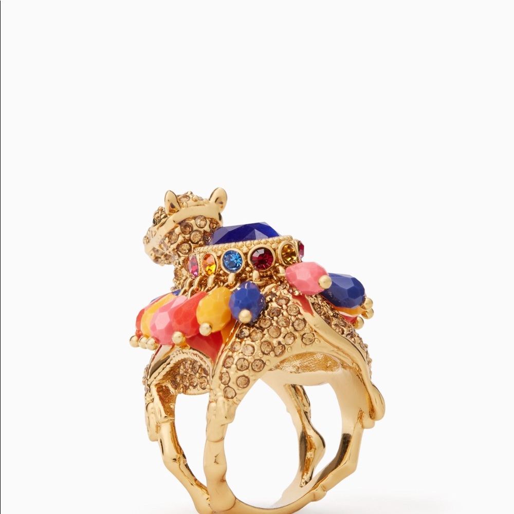 Kate Spade Camel Ring LIKE NEW - Worn Once